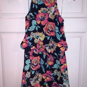 Pink Lily Rocking All Night Halter Dress